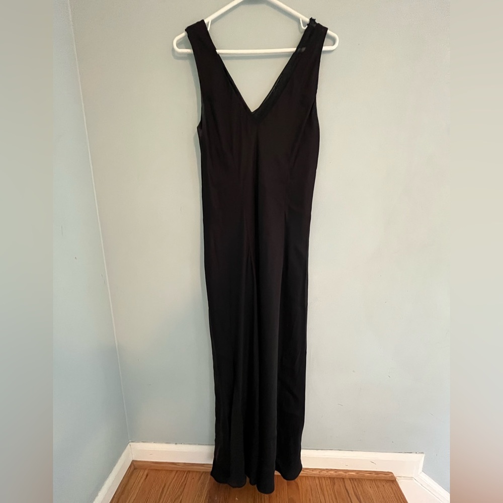 Silky Black Dress
